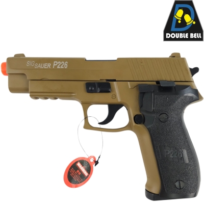 Double Bell Sig Sauer P226 Gel Blaster Pistol – FDE