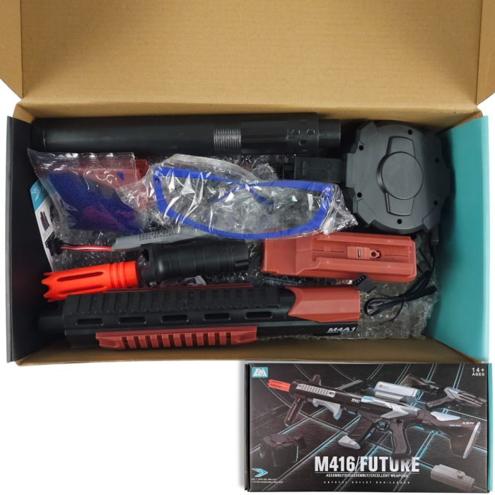 M416 Future Kids AEG Gel Blaster Assault Rifle Toy - Red