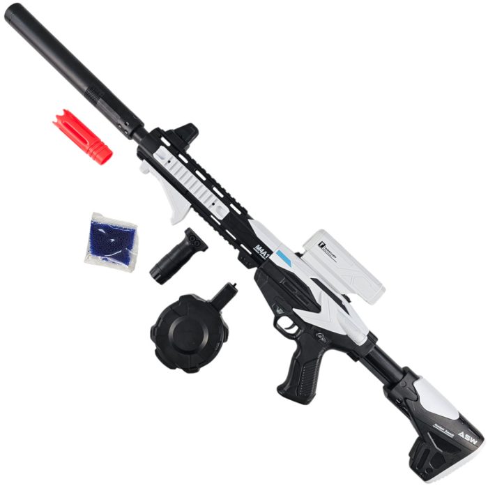 M416 Future Kids AEG Gel Blaster Assault Rifle Toy - White