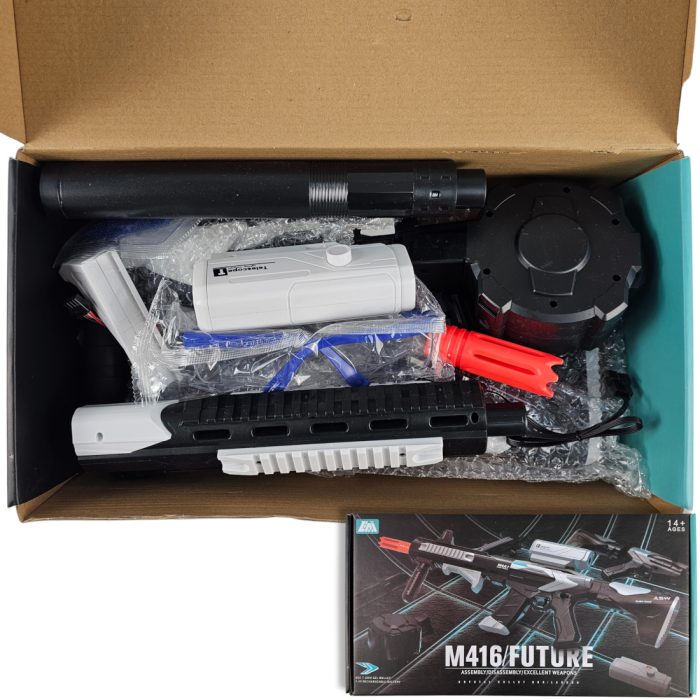 M416 Future Kids AEG Gel Blaster Assault Rifle Toy - White