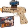 Maysida 3D Wooden Jigsaw DIY 1911 Electric Gel Blaster Model Kit - No.1300A