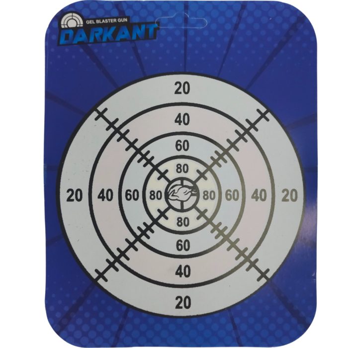 Mini Discolouration Target for Gel Blasters - Blue