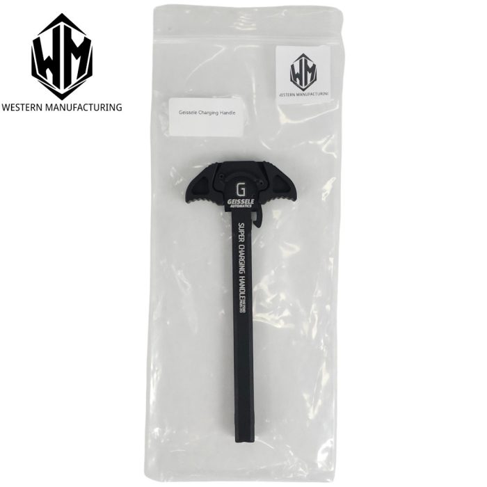 WM Geissele CNC MWS GBBR Gel Blaster Charging Handle - Black