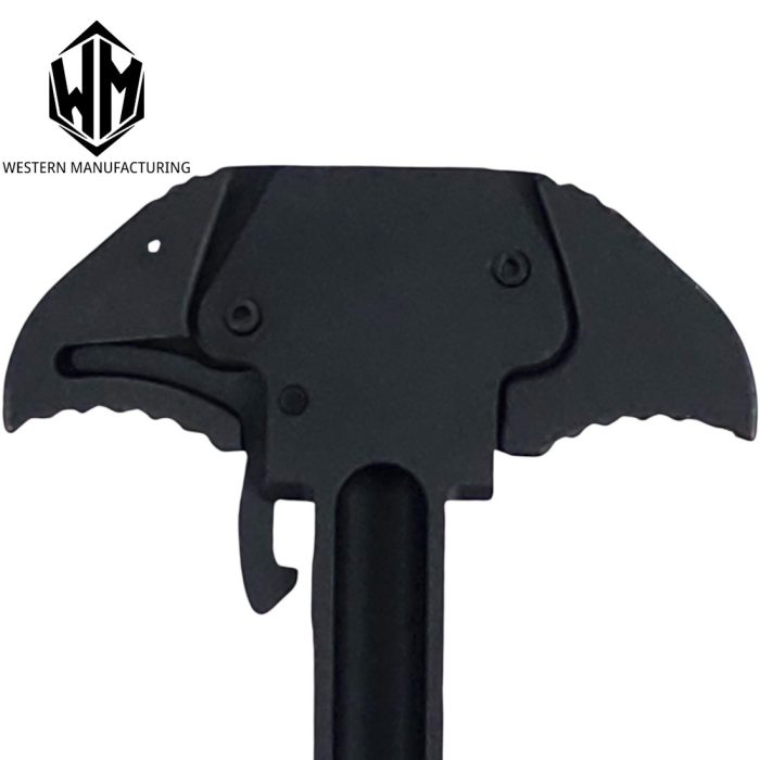 WM Geissele CNC MWS GBBR Gel Blaster Charging Handle - Black