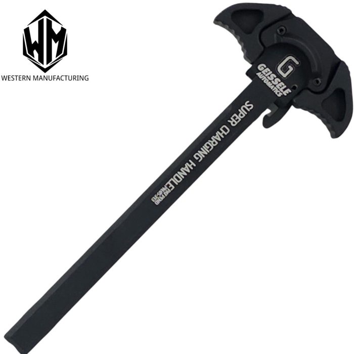 WM Geissele CNC MWS GBBR Gel Blaster Charging Handle - Black