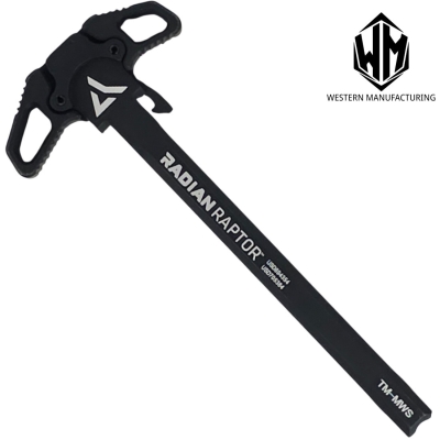 WM Radian Raptor CNC MWS GBBR Gel Blaster Charging Handle – Black