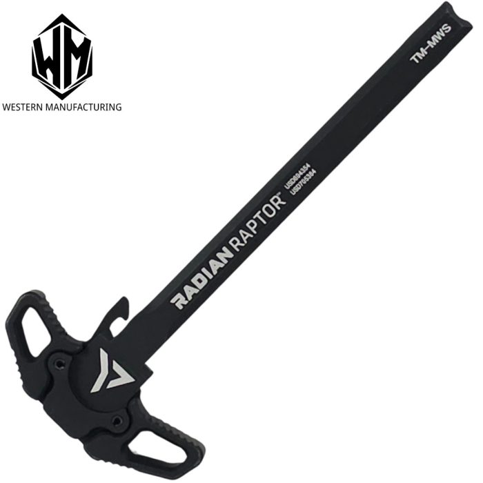 WM Radian Raptor CNC MWS GBBR Gel Blaster Charging Handle - Black