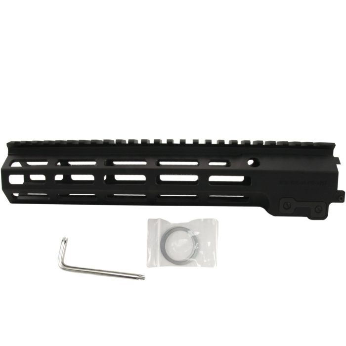 10.5 Inch Geissele MK16 M-LOK URGI Metal Gel Blaster Handguard - Black