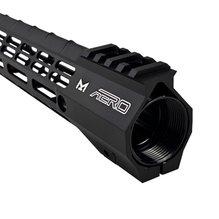 12.2 Inch AERO S-ONE M-LOK Metal Gel Blaster Handguard - Black