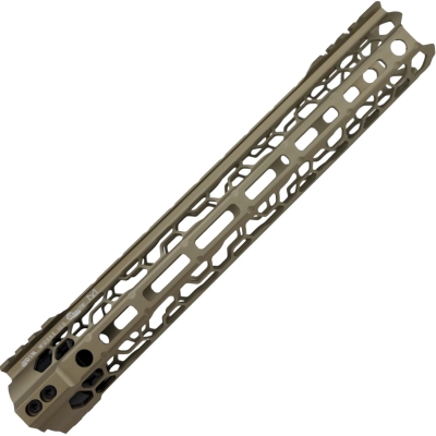 12.5 Inch ODIN O2 Lite M-LOK Metal Gel Blaster Handguard – FDE