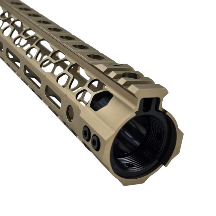 12.5 Inch ODIN O2 Lite M-LOK Metal Gel Blaster Handguard - FDE