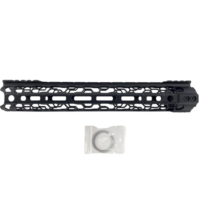 12.5 Inch ODIN O2 Lite Metal Gel Blaster Handguard - Black