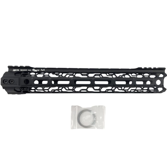 12.5 Inch ODIN O2 Lite Metal Gel Blaster Handguard - Black