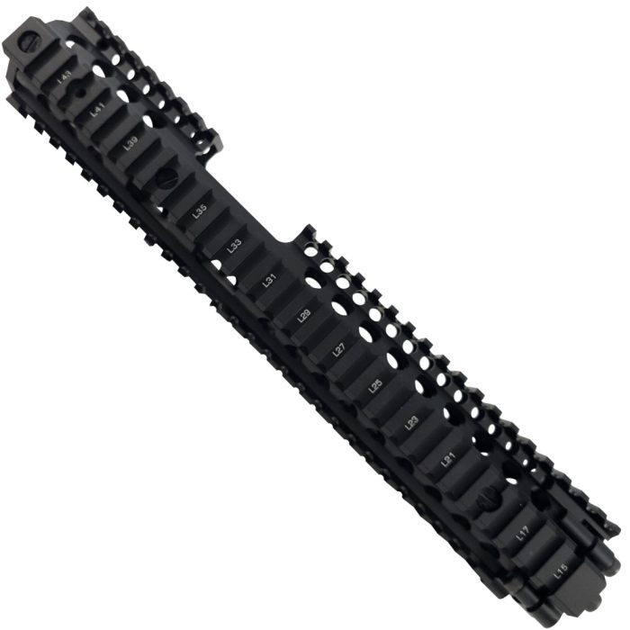 12.7 Inch DD FSP RIS-II Metal Gel Blaster Handguard - Black