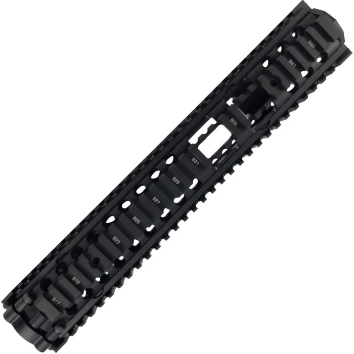 12.7 Inch DD FSP RIS-II Metal Gel Blaster Handguard - Black