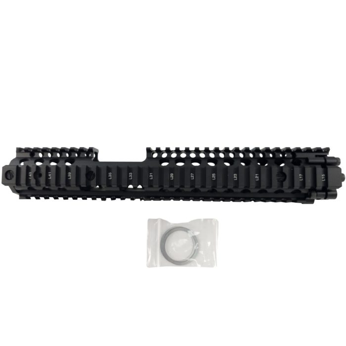 12.7 Inch DD FSP RIS-II Metal Gel Blaster Handguard - Black