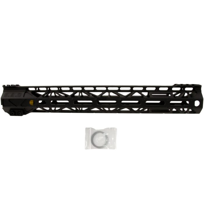 13.7 Inch BAD RigidRail M-LOK Gel Blaster Metal Handguard - Black