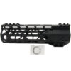6.5 Inch BAD RigidRail M-LOK Gel Blaster Metal Handguard - Black