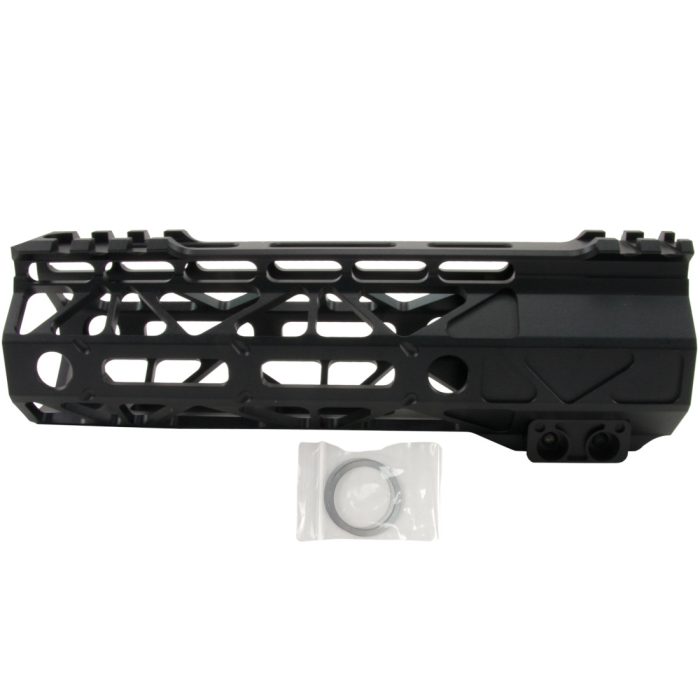 6.5 Inch BAD RigidRail M-LOK Gel Blaster Metal Handguard - Black