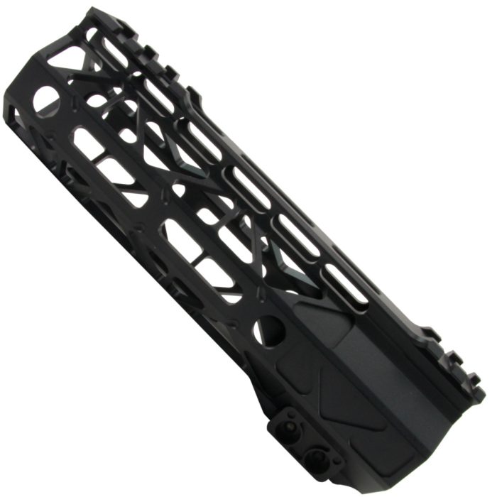 6.5 Inch BAD RigidRail M-LOK Gel Blaster Metal Handguard - Black