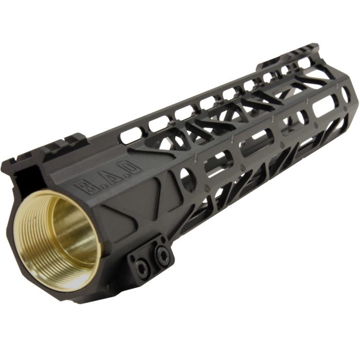 9.5 Inch BAD RigidRail M-LOK Gel Blaster Metal Handguard - Black