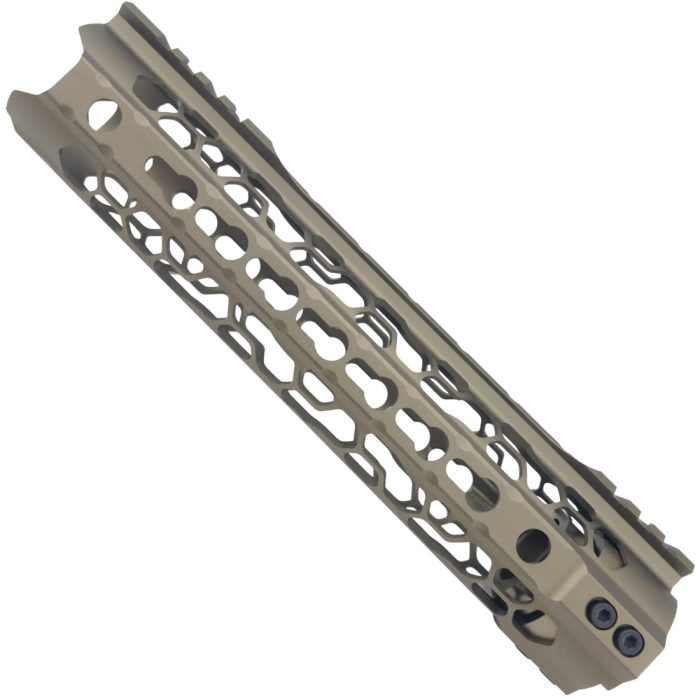 9.5 Inch ODIN O2 Lite Key Mod Metal Gel Blaster Handguard - FDE