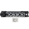 9.5 Inch ODIN O2 Lite Metal Gel Blaster Handguard - Black