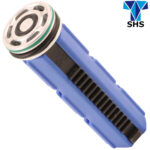 SHS High Flow Alloy Head Piston with 14 Tooth Steel Ladder for Gel Blasters