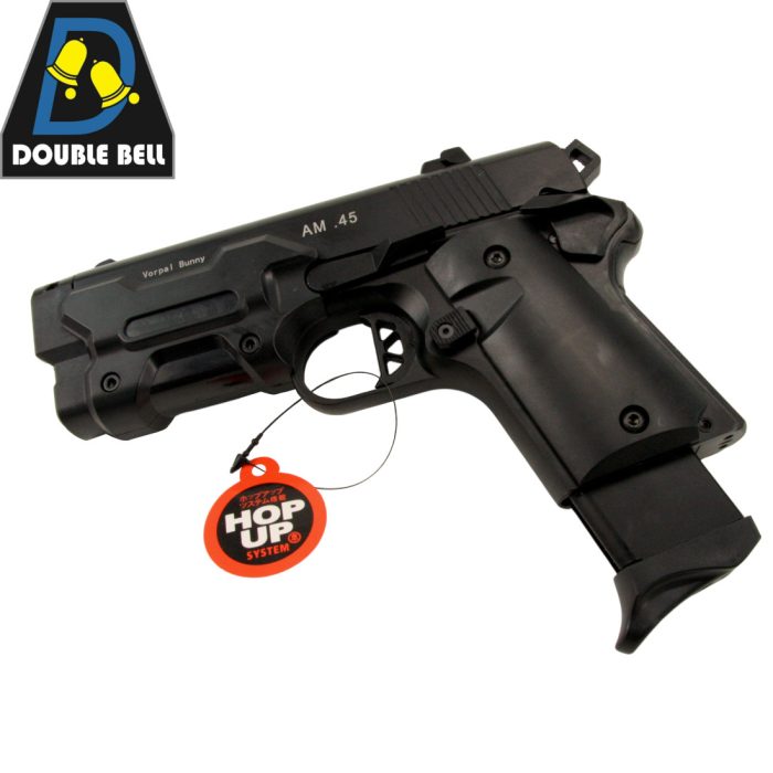 Double Bell Vorpal Bunny Gas Blowback Gel Blaster Pistol (DB-796) - Black