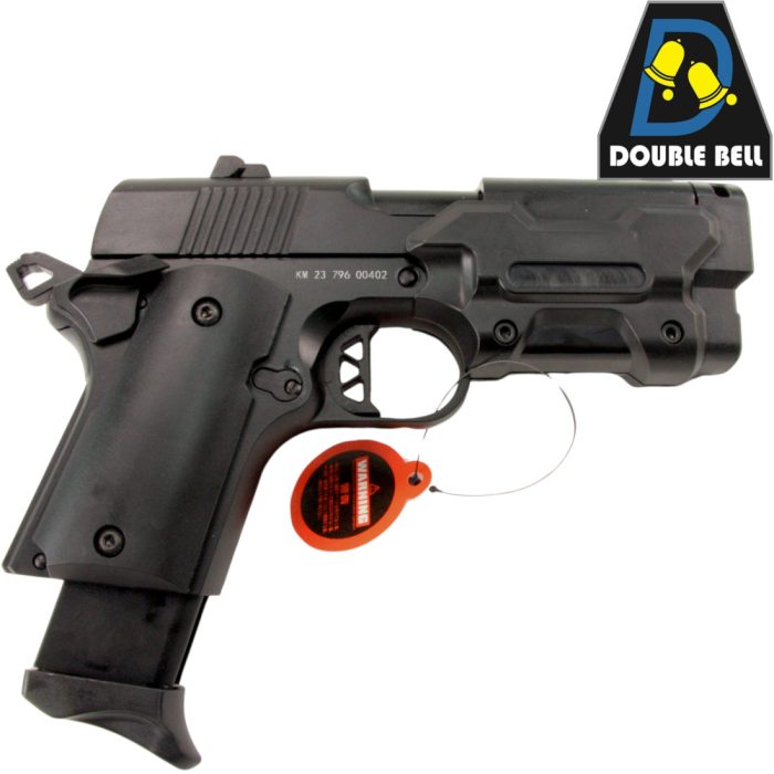 Double Bell Vorpal Bunny Gas Blowback Gel Blaster Pistol (DB-796) - Black