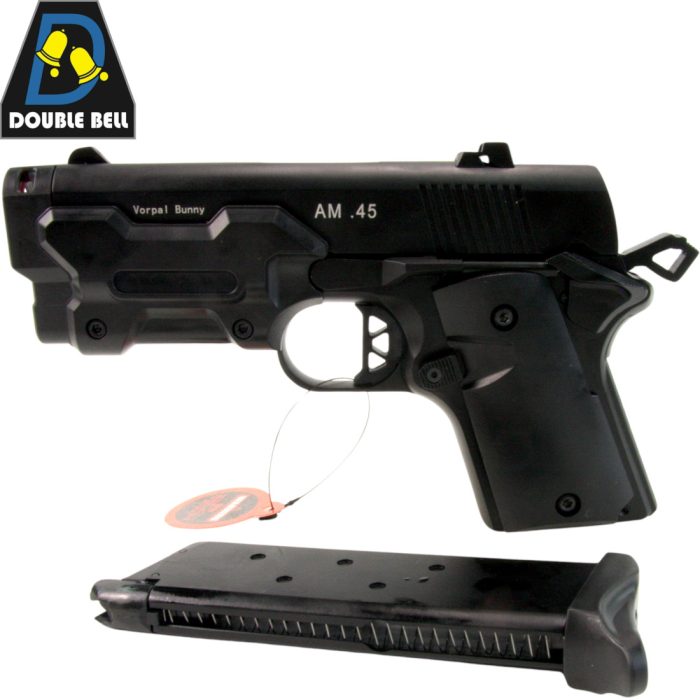 Double Bell Vorpal Bunny Gas Blowback Gel Blaster Pistol (DB-796) - Black