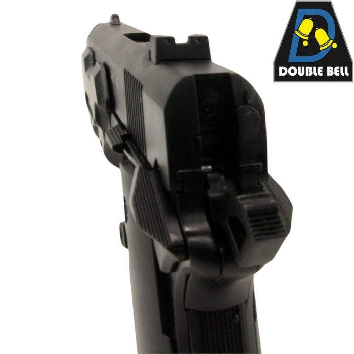 Double Bell Vorpal Bunny Gas Blowback Gel Blaster Pistol (DB-796) - Black