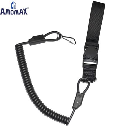 Amomax Pistol Lanyard for Gel Blaster Pistols - Black [AM-PL001]