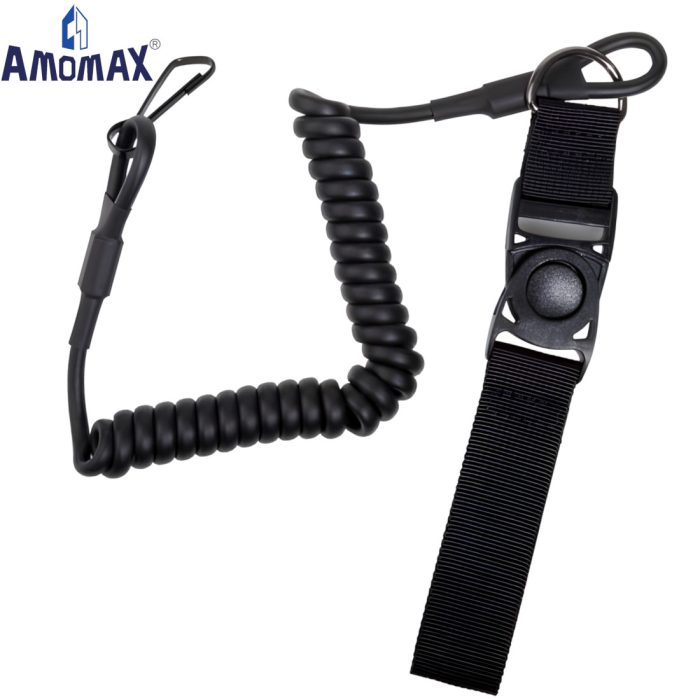 Amomax Pistol Lanyard for Gel Blaster Pistols - Black [AM-PL001]