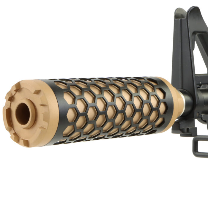 AC Hive 130mm Gel Blaster Suppressor -14mm CCW - FDE