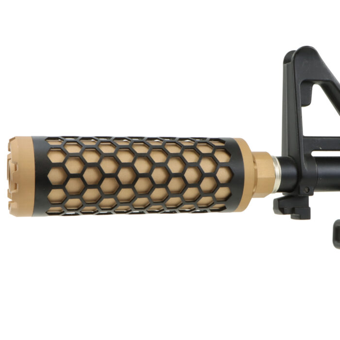 AC Hive 130mm Gel Blaster Suppressor -14mm CCW - FDE