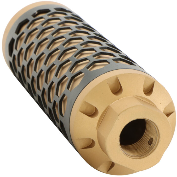 AC Hive 130mm Gel Blaster Suppressor -14mm CCW - FDE