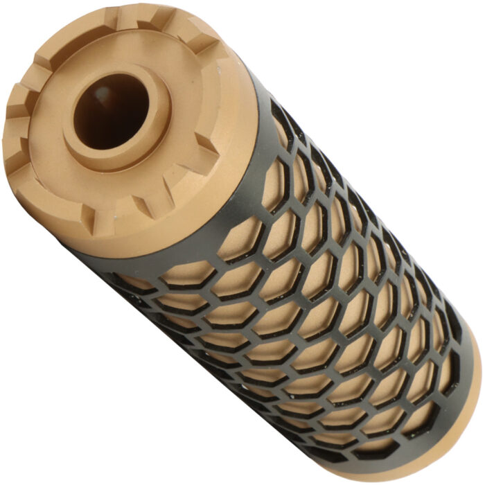 AC Hive 130mm Gel Blaster Suppressor -14mm CCW - FDE