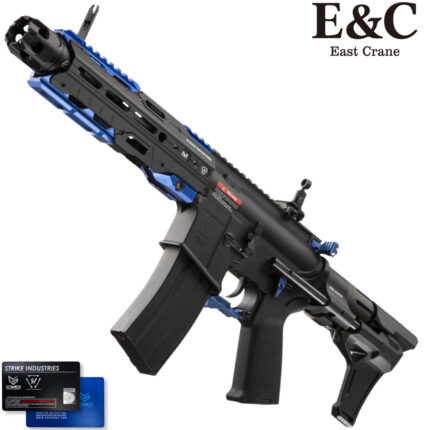 E&C EMG Strike Industries Sentinel AEG Gel Blaster Rifle (EC-337-Blue)