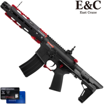 E&C EMG Strike Industries Sentinel AEG Gel Blaster Rifle (EC-337-Red)