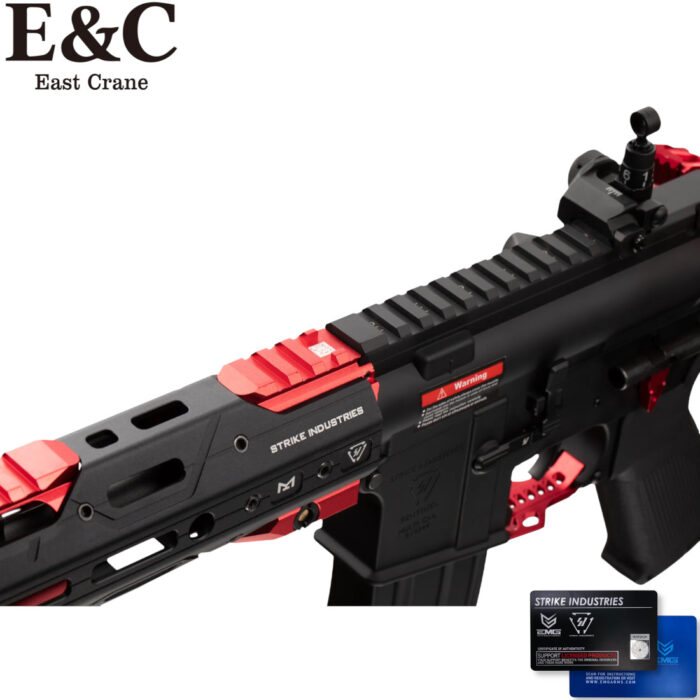 E&C EMG Strike Industries Sentinel AEG Gel Blaster Rifle (EC-337-Red)