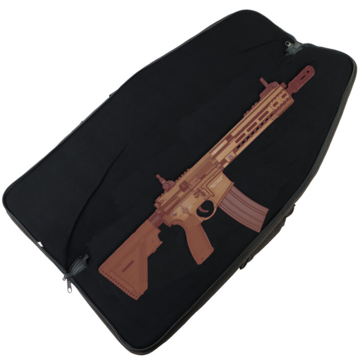 Tactical Padded Gel Blaster Gun Bag - Black