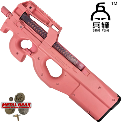 BF P90 V4 Metal Gears Gel Blaster PDW Nylon Body – Pink