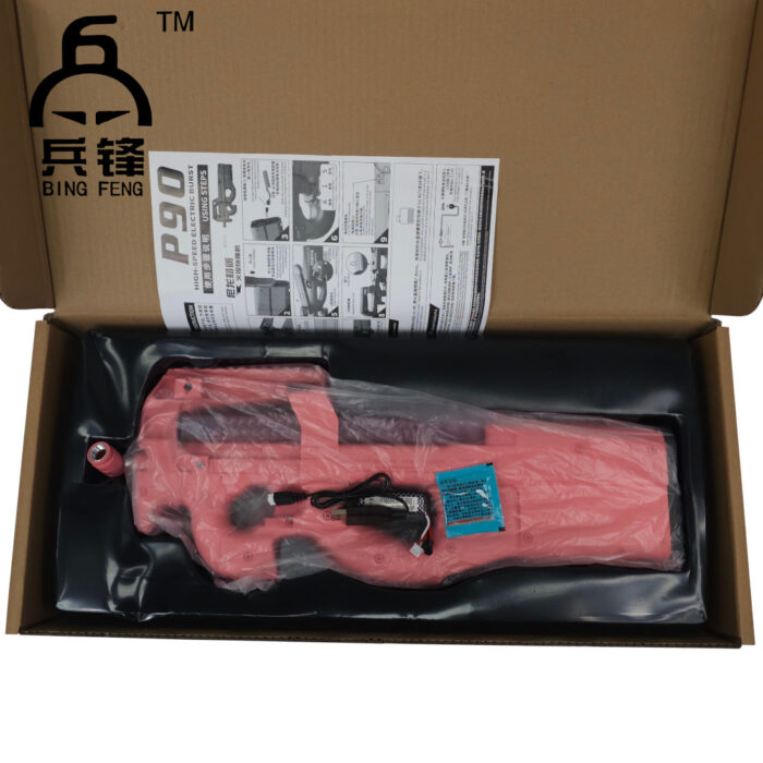 BF P90 V4 Metal Gears Gel Blaster PDW Nylon Body - Pink