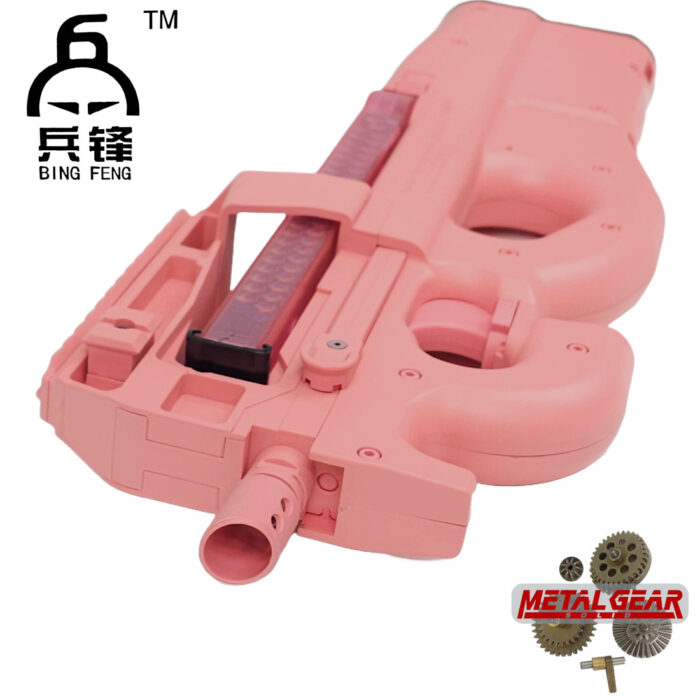 BF P90 V4 Metal Gears Gel Blaster PDW Nylon Body - Pink