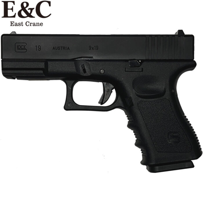 E&C Glock 19 Gas Blowback Gel Blaster Pistol - Black