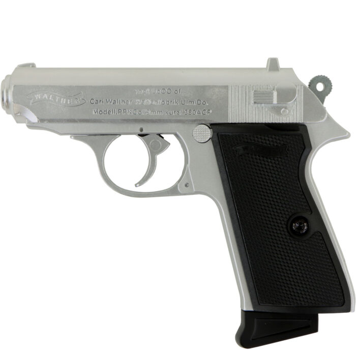 KELe LJ Walther PPK Manual Springer Gel Blaster - Silver