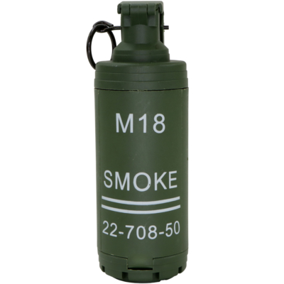 Large M18 Smoke Spring Loaded Gel Grenade – Green