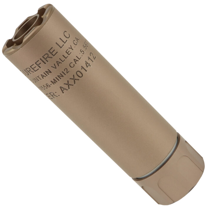 Surefire SOCOM556-Mini12 12cm Suppressor for Gel Blasters - FDE