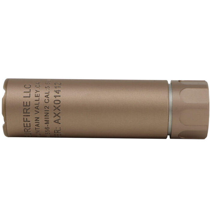 Surefire SOCOM556-Mini12 12cm Suppressor for Gel Blasters - FDE